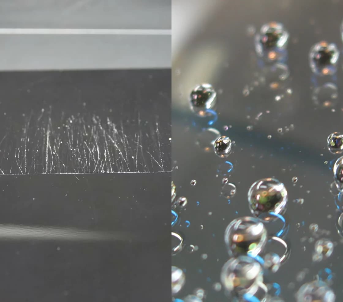 Recubrimiento nanocerámico sobre acero Recubrimiento nanocerámico sobre vidrio